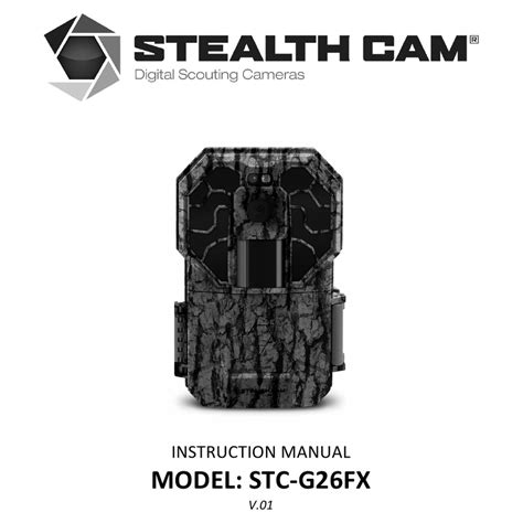 stealth cam g26fx instructions